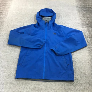 Outdoor Research Jacket Mens Small Full Zip Hoodie Ascent Shell Rain Coat - Picture 1 of 12