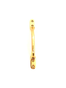 QTY 5 x Solid Polished Brass Victorian Sash Window Cabinet Pull Handles-6" 150mm - Picture 1 of 1