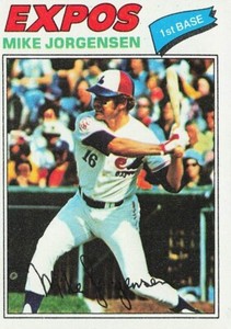Mike Jorgensen 1977 TOPPS Baseball Card #368