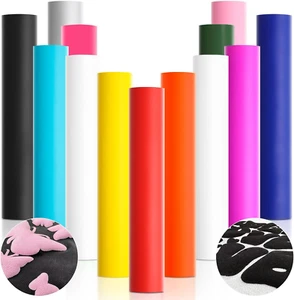 Puff-Vinyl-Heat-Transfer - 13Pcs 3D Puff Heat Transfer Vinyl in 12 Assorted Colo - Picture 1 of 12