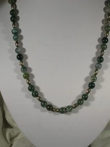 20" Agate Bead Necklace - Picture 1 of 2