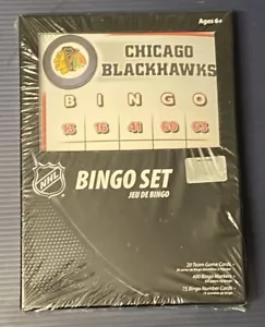 Nuevo conjunto de bingo de los Chicago Blackhawks de la NHL - Imagen 1 de 2