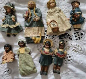 IKE & SANDY SPILLMAN RESIN COLLECTIBLES 1970-80 RARE - Picture 1 of 4