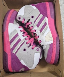 Adidas Crestwood Mid 3 Pink, Lila Und Grau. Gr. 8,5  - Bild 1 von 5
