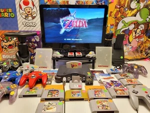 N64 Video Games Zelda Gauntlet Legends Star Fox Super Mario Nintendo 64 - U Pick - Picture 1 of 175