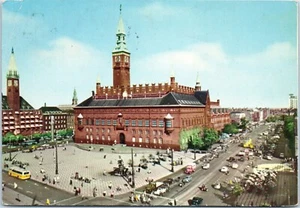 The Town Hall Square, Copenhagen, Denmark Postcard - Picture 1 of 2