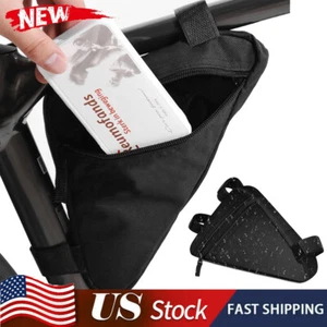 Bolsa de almacenamiento de marco de bicicleta impermeable bolsa triangular paquete de herramientas para teléfono de ciclismo - Imagen 1 de 12