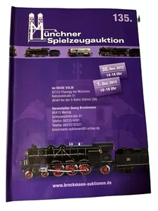 Munchner Spielzeugauktion Auction Catalgue 11/2012 in German MARKLIN Trains #135 - Picture 1 of 1