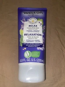 Weleda RELAX Cremiges Duschgel Lavendel & Bergamotte 6,8 flüssige Unzen 04/2025 - Bild 1 von 1