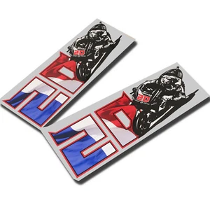 Fabio Quartararo #20 Tri Color Art Pegatinas Adhesivos para Motos Gráfico X 2 - Bild 1 von 3