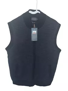 Pendleton Woolen Mills Men's Sweater Vest Washable Wool Size Large NWT s Blue - Picture 1 of 5