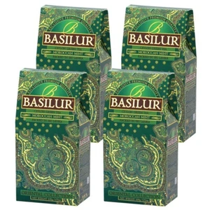 Basilur Ceylon Tee Marokkanische Minze Oriental Collection 4 x 100g Päckchen - Bild 1 von 5