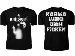 ANTISOCIAL Underground Streetwear Shirt 'Karma' - Größen S - 4XL - NEU - Bild 1 von 1