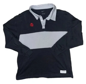 Nike Ohio State Buckeyes Manga Larga Polo Rugby Camisa DO4715-045 Hombre’s Grande - Imagen 1 de 7