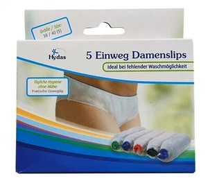 Einweg-Damenslips Einmal-Unterhosen Wegwerf-Slips 10 St.  Gr. 42/44 und 50/52 - Bild 1 von 3