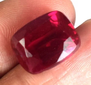 12,90 ct natürlicher Burma roter Rubin Kissen Edelstein zertifiziert B87507 neuer Bestand - Bild 1 von 8