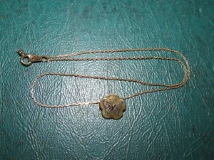 SCHMETTERLING PETITE 15" COLLIER DAMASZENER VON REED & BARTON VINTAGE GOLDFARBEN - Bild 1 von 2