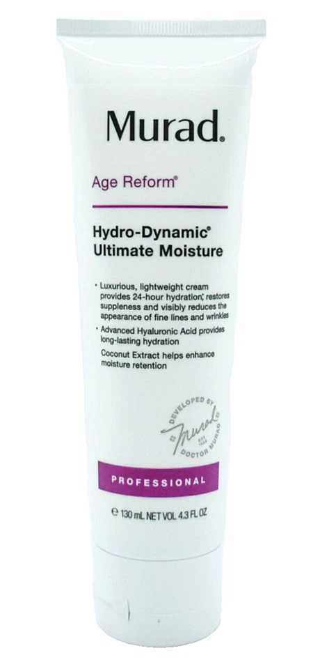 Murad AGE REFORM Hydro-Dynamic Ultimate Moisture Pro 4,3 fl oz/130mL *AUTÊNTICO * NOVO - Imagem 1 de 2