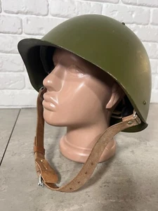 1969 Original Military Green Helmet SSh60 Steel Soviet Army Size 2 Cold War NEW - Picture 1 of 16