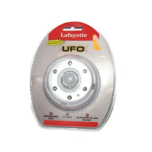 UFO Lampe 6 LED Sensor Pir Bewegung Batterie (4 AAA) - Bild 1 von 1