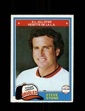 1981 STEVE STONE O-PEE-CHEE #101 ORIOLES GRAY BACK *R3449