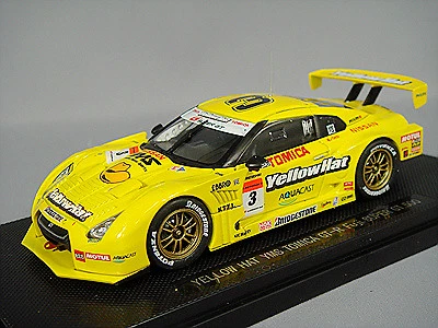 Sombrero amarillo Ebbro 1:43 YMS GT-R Low Down Force Fuji Super GT500 2008 #3 de Japón Foto 1 de 1
