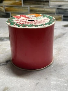 Vintage Berwick Plastic Wreath Bow Ribbon Gift Tie Red Christmas New Old Stock - Picture 1 of 4
