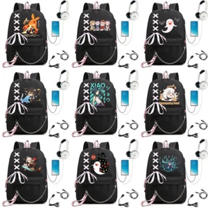 Mochila Genshin Impact Mochila Estudiante Bolso Escolar Mujer Niña Viaje Exterior Bolso - Imagen 1 de 46
