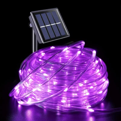 Solar Strip Rope Light Tube String Outdoor Garden Party Decoration Solar Lights - Image 1 of 4