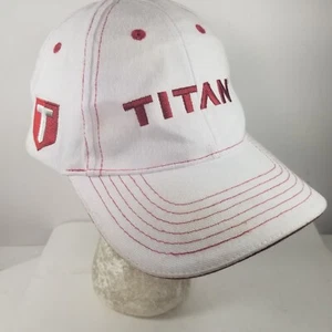 TITAN Tools Hat Baseball Ball Cap ADJUSTABLE Red White Strapback - Picture 1 of 12