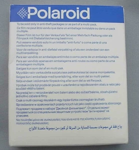 Paquete sellado de película Polaroid tipo 600 caducado 8/02 - Imagen 1 de 4