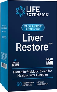 Life Extension FLORASSIST® Liver Restore™ 60 vegetarian capsules - Picture 1 of 2
