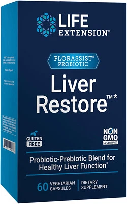 Life Extension FLORASSIST® Liver Restore™ 60 cápsulas vegetarianas Foto 1 de 2