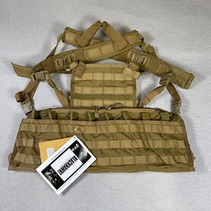 Blackhawk RRV Rhodesian Recon Enhanced Commando Chest Rig, Mag Pouches Coyote - Picture 1 of 6