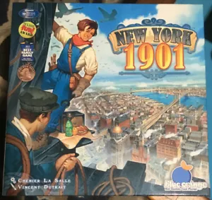 New York 1901 Building Manhattan Skyscrapers Board Game Complete / OPEN BOX - Picture 1 of 2