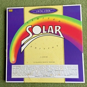 SOLAR LIMITED EDITION 8 ALBUMS, 72 CLASSIC DANCE TRACKS 1978-1988 FACTORY SEALED - Picture 1 of 6
