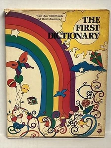 Vintage The First Dictionary 1977 Banner Press Book - Imagen 1 de 12