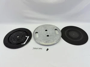 Pioneer PL-514 Plattenspieler Teile Platte und 11,5 Zoll Gummimatte NUR TEILE TF - Bild 1 von 9