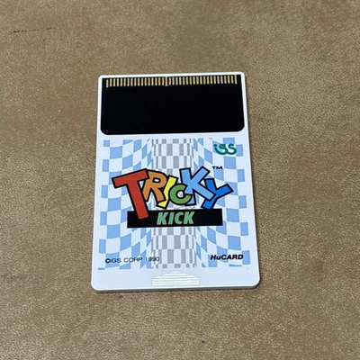 Tricky Kick TurboGrafx 16 Game HuCard Game Card Tested Working - Image 1 of 3