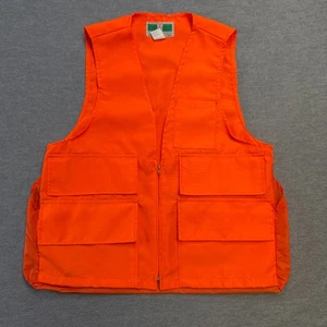 Vintage Game Winner Vest Adult Small Orange Blaze Shooting Hunting Utility - Picture 1 of 12