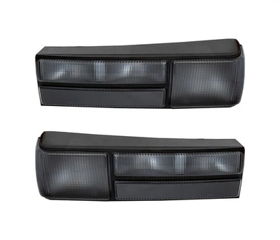 1983-1993 Mustang LX Light Smoked Complete Taillights w/ Housings, LH RH Pair - Image 1 of 4