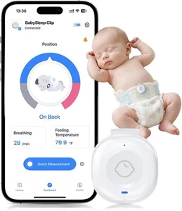 Monitor de bebé inteligente Babytone: respiración con alarmas de vuelco y sobrecalentamiento 0-24M - Imagen 1 de 10