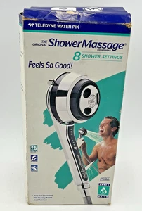 Vintage Teledyne Water Pik The Shower Massage Hand Held 8 settings NEW IN BOX - Picture 1 of 10