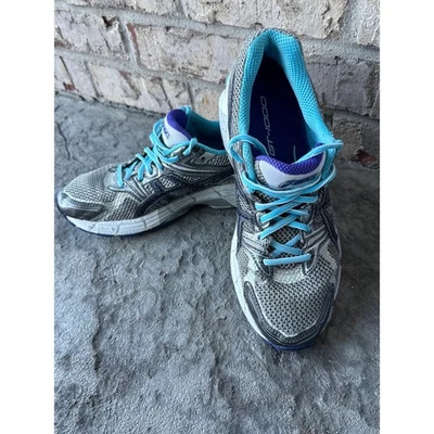 Zapatillas deportivas para mujer ASICS GT-1000 gris azul púrpura talla 10 Foto 1 de 4