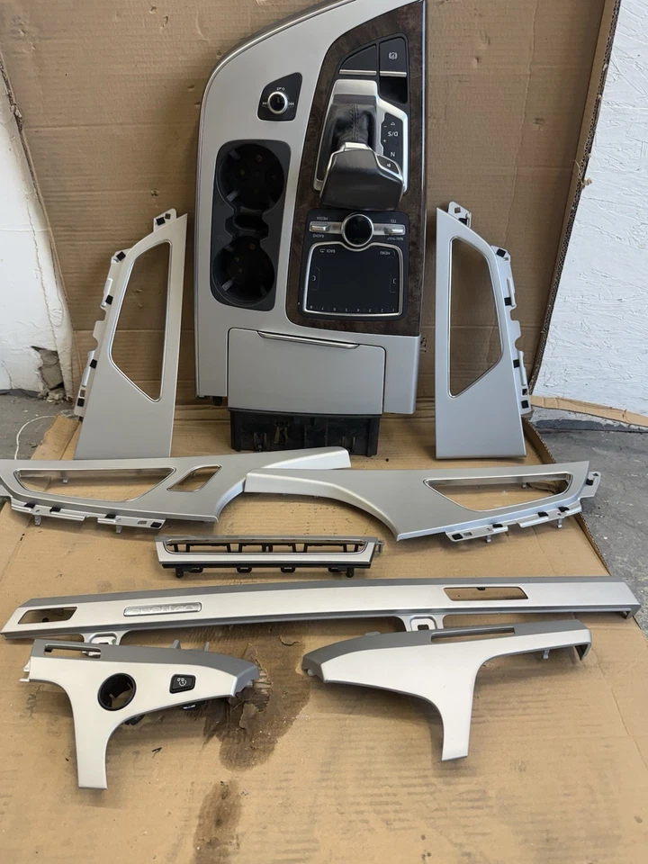 Audi Q7 2017-2020 silver interior inserts complete set - Image 1 of 4