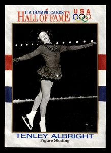 Tenley Albright 1991 Impel Salón de la Fama Olímpico de Estados Unidos #38 EE. UU. - Imagen 1 de 2