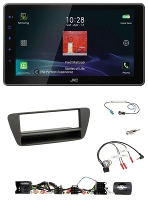 JVC DAB Lenkrad Bluetooth USB Autoradio für Audi Q3 8U 2011-2018 - Bild 1 von 4