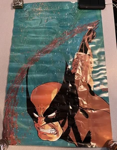 Vintage 1990 Wolverine Poster MARVEL ENTERTAINMENT Howard Chaykin 22x34" - Picture 1 of 4