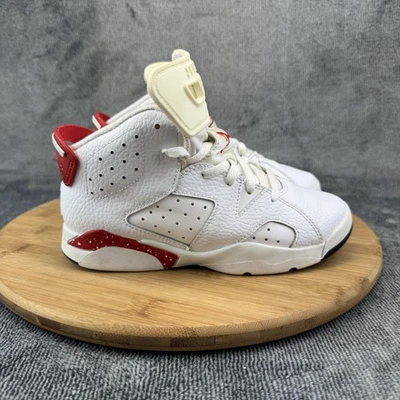 Nike Air Jordan 7 Retro Cardinal Zapatos Juveniles Talla 1Y Blanco Rojo Negro DV3605-162 Foto 1 de 4