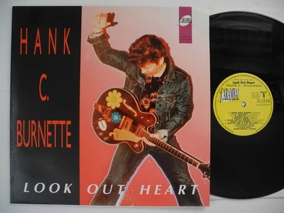 HANK C. BURNETTE Look Out Heart LP 1992 Spain EX - Image 1 of 4